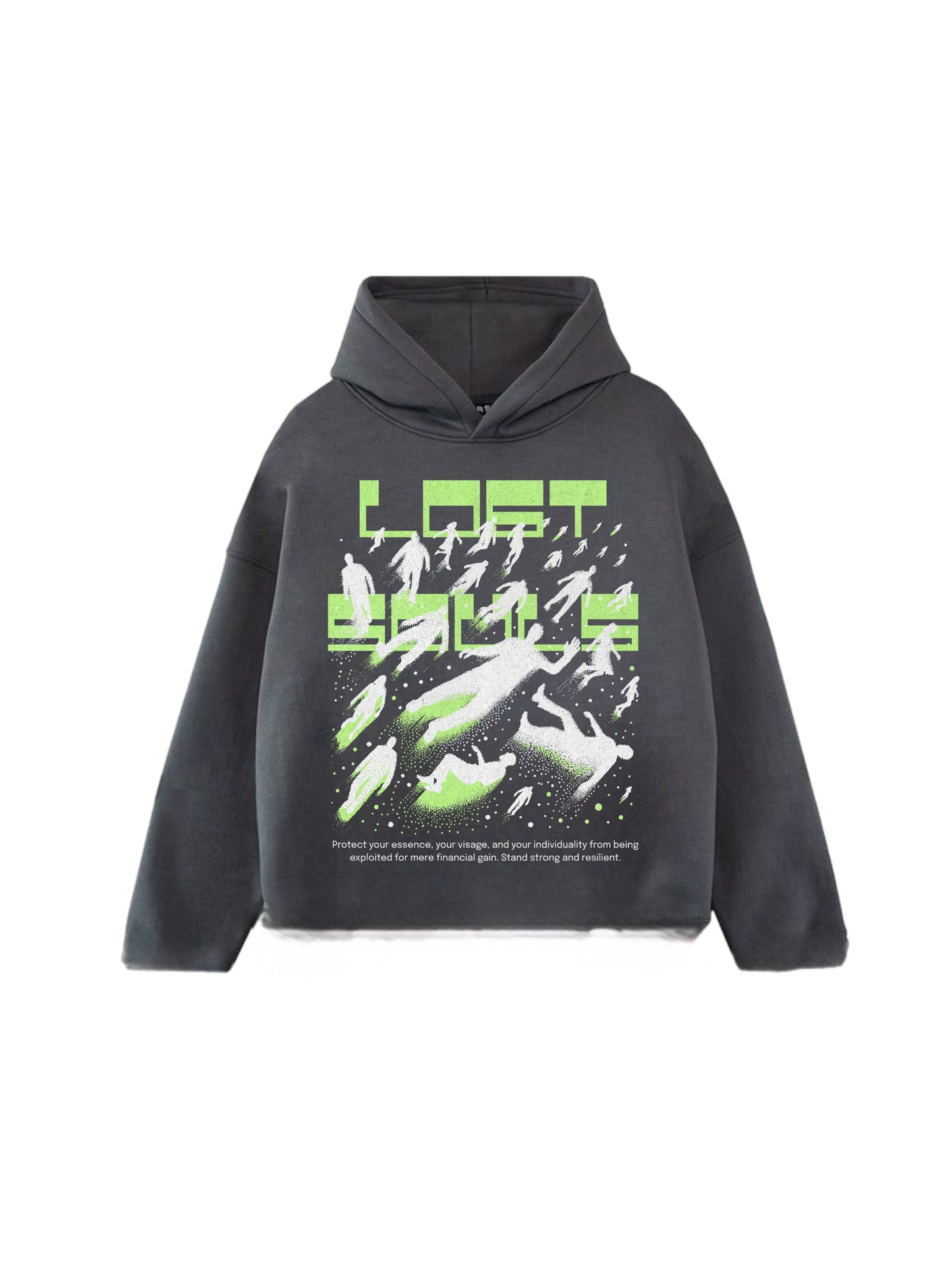 LOST SOULS CROP HOODIE