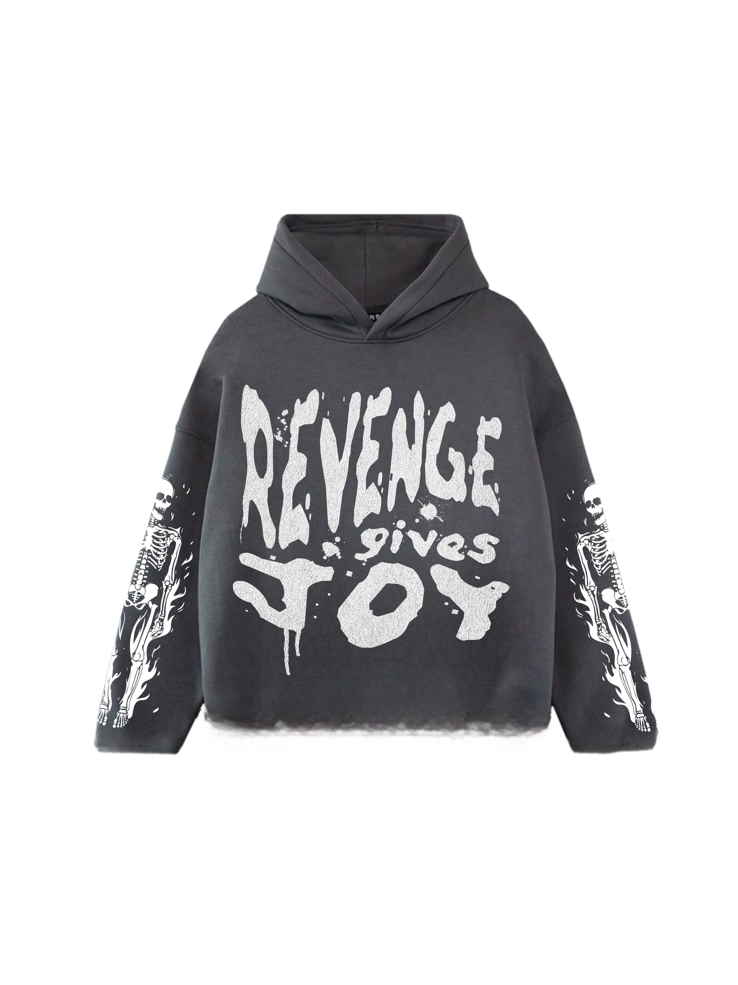 KIDS REVENGE GIVES JOY CROP HOODIE