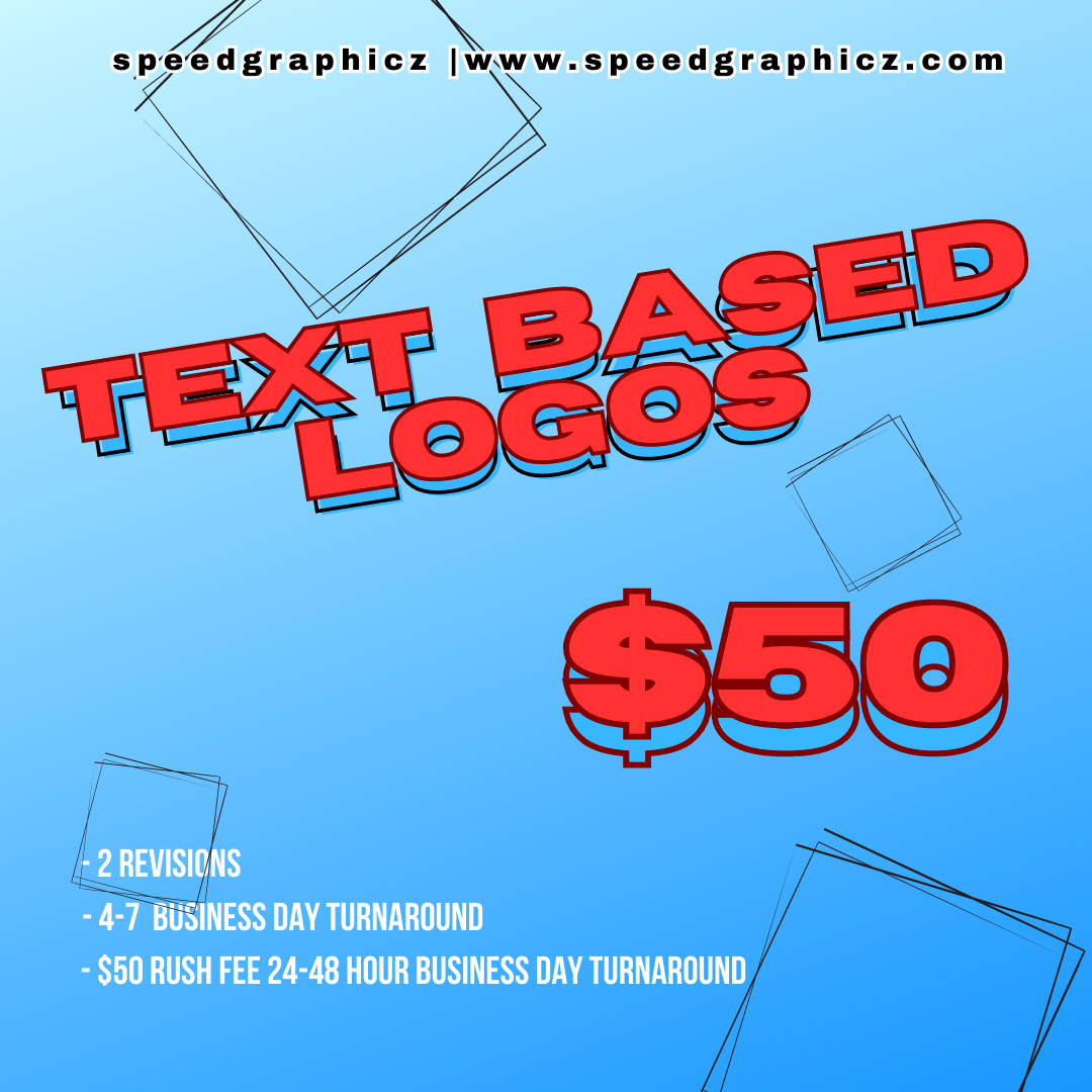 TEXT BASED LOGO DESIGN