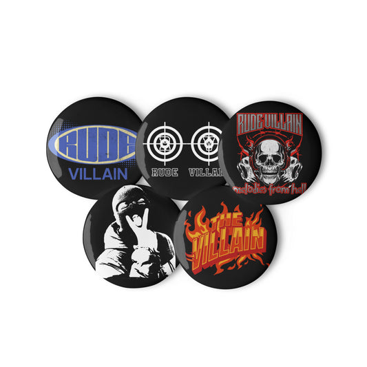 RUDE VILLAIN PINS