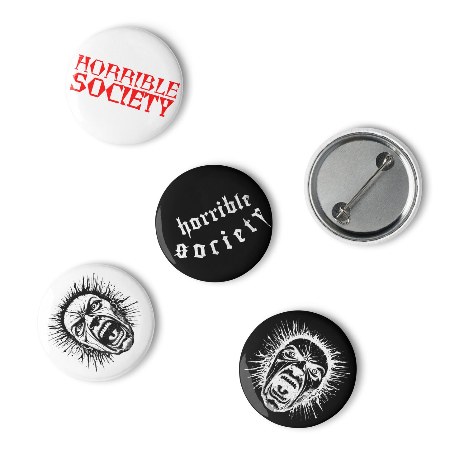 HORRIBLE SOCIETY PINS