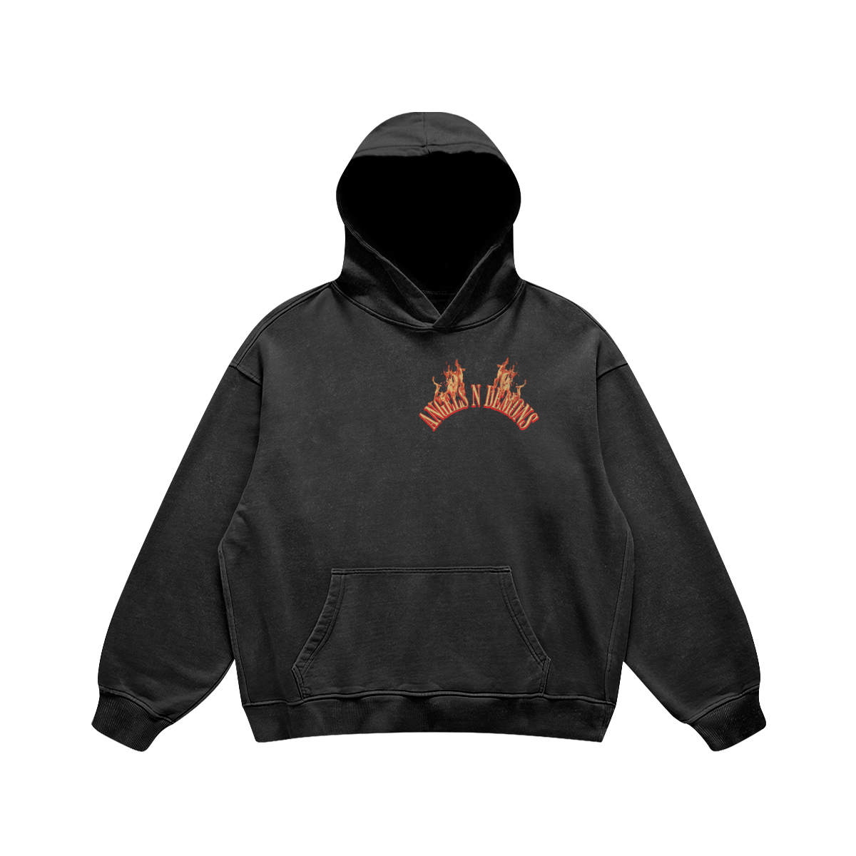 FADING DREAMS SUPER HEAVYWEIGHT OVERSIZED RETRO HOODIE