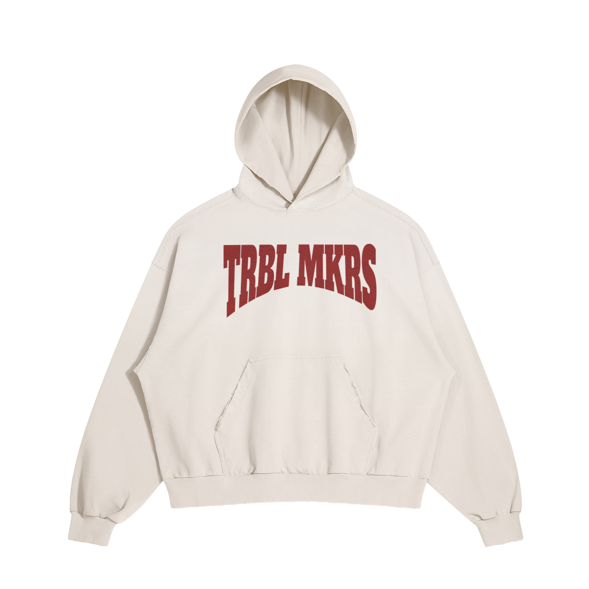 HOLY TRBL MKRS DISTRESSED HOODIE