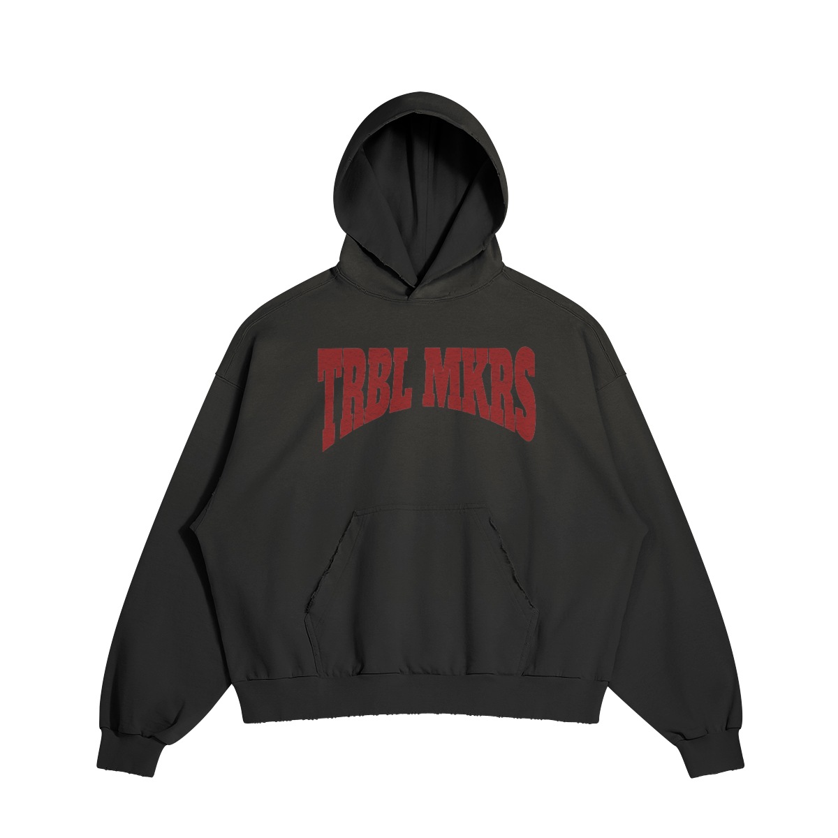 HOLY TRBL MKRS DISTRESSED HOODIE