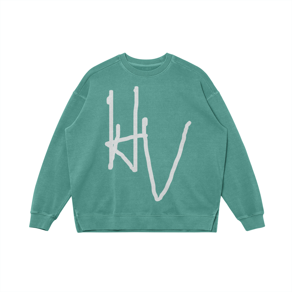 H&V OVERSIZED HEAVYWEIGHT CREW NECK