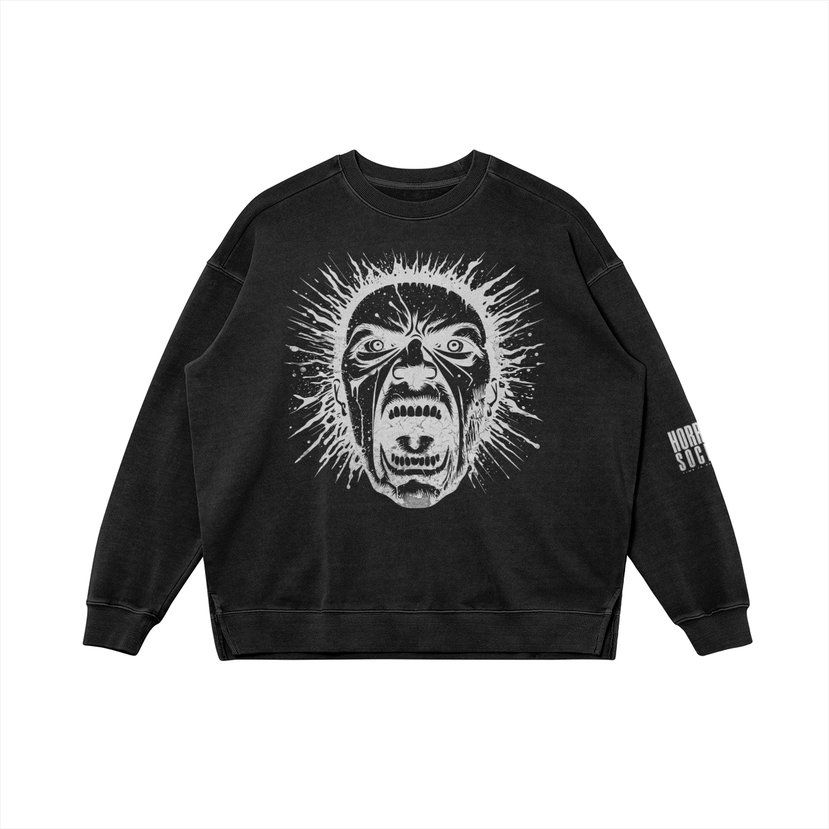 HORRIBLE SOCIETY OVERSIZED CREW NECK