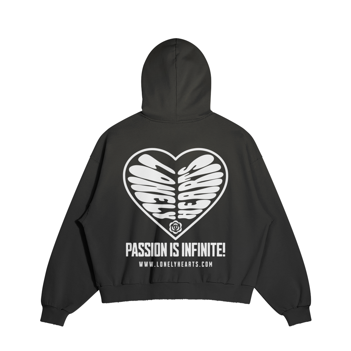 THE PASSION OF LOVE DISTRESSED HOODIE