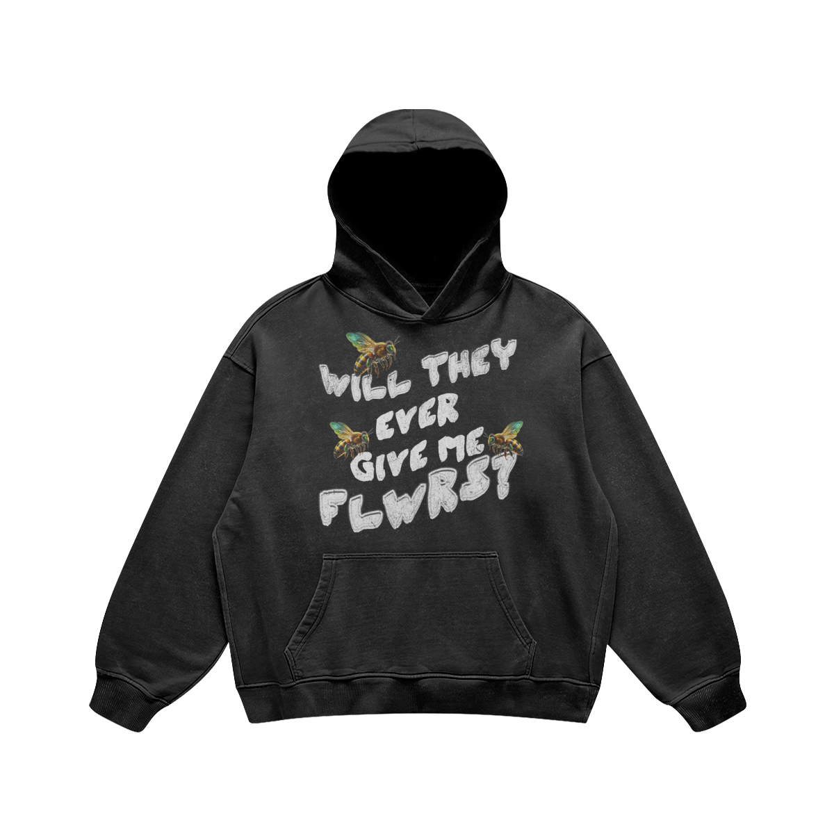 HURRY BEFORE TIME RUNS OUT OVERSIZED HOODIE