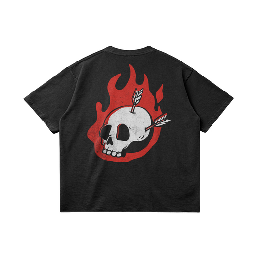 ANGELS & DEMONS FADED BOXY TEE