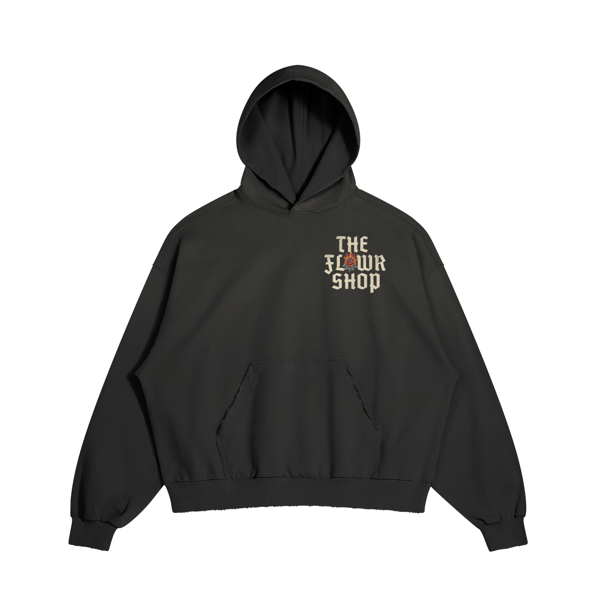 THE FLWR SHOP DISTRESSED HOODIE